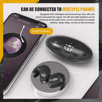 Invisible Sleep Wireless Earphone Ipx5 Waterproof🔥🔥🔥It's the best gift 🎁🎁