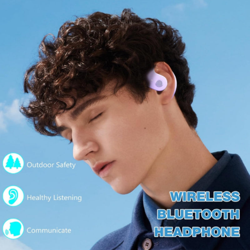 Wireless Bluetooth Headphones, Out-of-ear Open Headphones, Active Noise Cancelling Over-ear Headphones, Air Conduction Headphones, Suitable for Running, Cycling, Working, Long Playing🔥🔥🔥