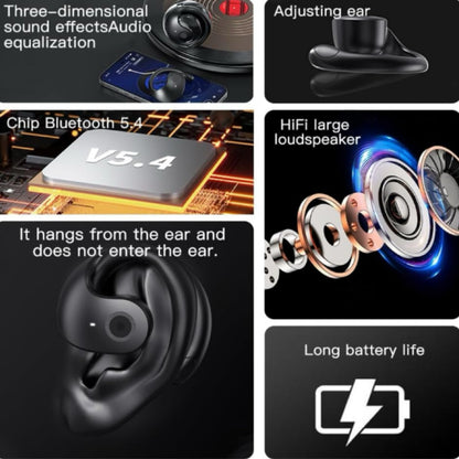 Wireless Bluetooth Headphones, Out-of-ear Open Headphones, Active Noise Cancelling Over-ear Headphones, Air Conduction Headphones, Suitable for Running, Cycling, Working, Long Playing🔥🔥🔥